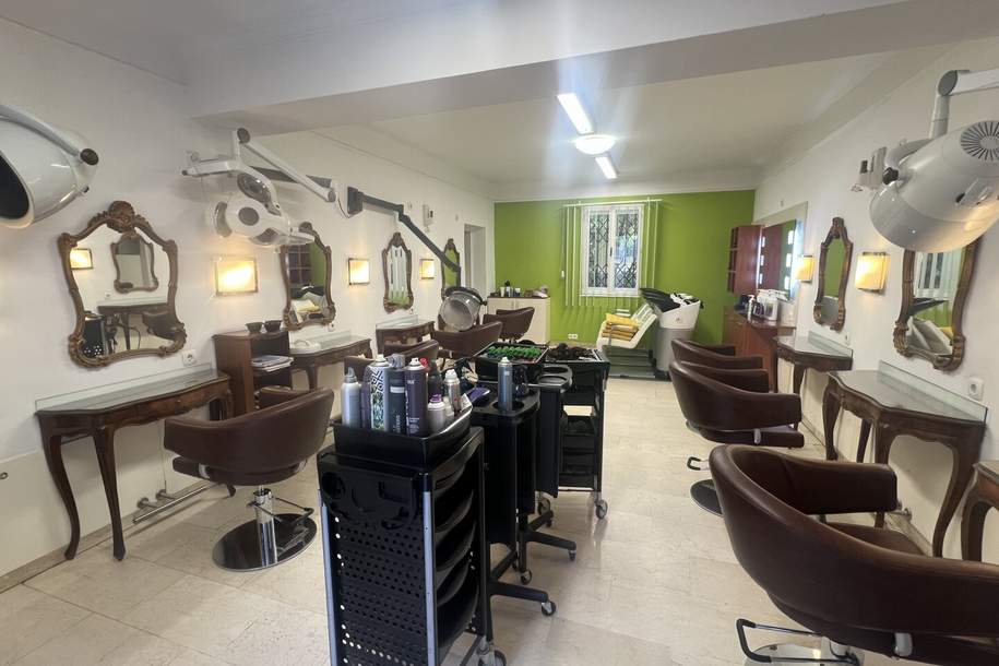 UNBEFRISTET - Vollausgestatteter Friseursalon mit Kundenstock sucht Nachfolger - IN BETRIEB, Gewerbeobjekt-miete, 1.406,67,€, 1190 Wien 19., Döbling