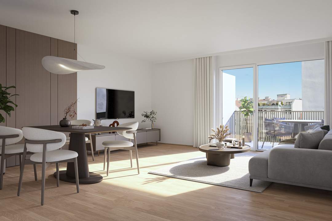 2 Zimmer mit Balkon - AICHHOLZGASSE - Zwischen Schloss Schönbrunn und Stadtleben