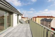 JETZT PROVISIONSFREI | ERSTBEZUG mit ca. 14 m² TERRASSE | 4-Zimmer Dachgeschoss | TG-Stellplatz optional | Nachhaltiges Wohnbauprojekt
