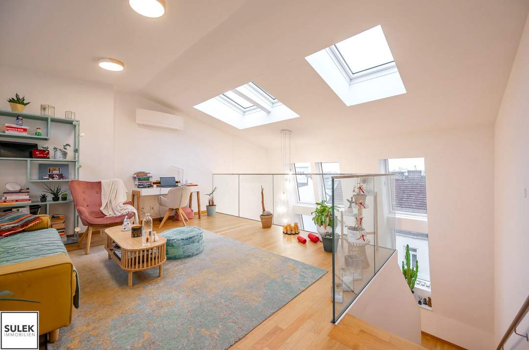 einzigartige Maisonette Wohnung - 2 Zimmer Neubauwohnung + westseitiger Dachterrasse in beliebter Lage (Zieglergasse) ab März 2026 beziehbar!