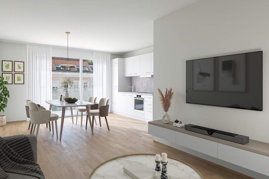 AICHHOLZGASSE - Großzügiges Wohnen auf vier Zimmern mit Balkon &amp; 2 Loggien, Wohnung-kauf, 720.000,€, 1120 Wien 12., Meidling