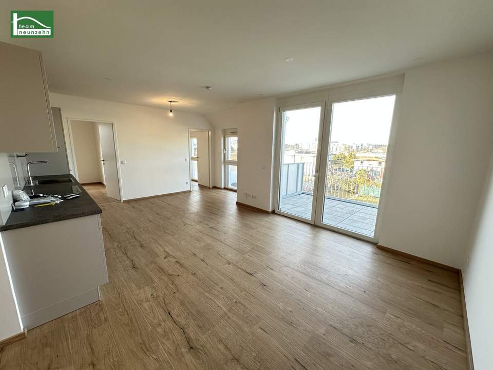 POG 83 - Moderne 3-Zimmer Wohnung mit großem Balkon im ruhigen Neubau-Viertel zwischen Kagraner Platz und Gewerbepark Stadlau! Ab August verfügbar!