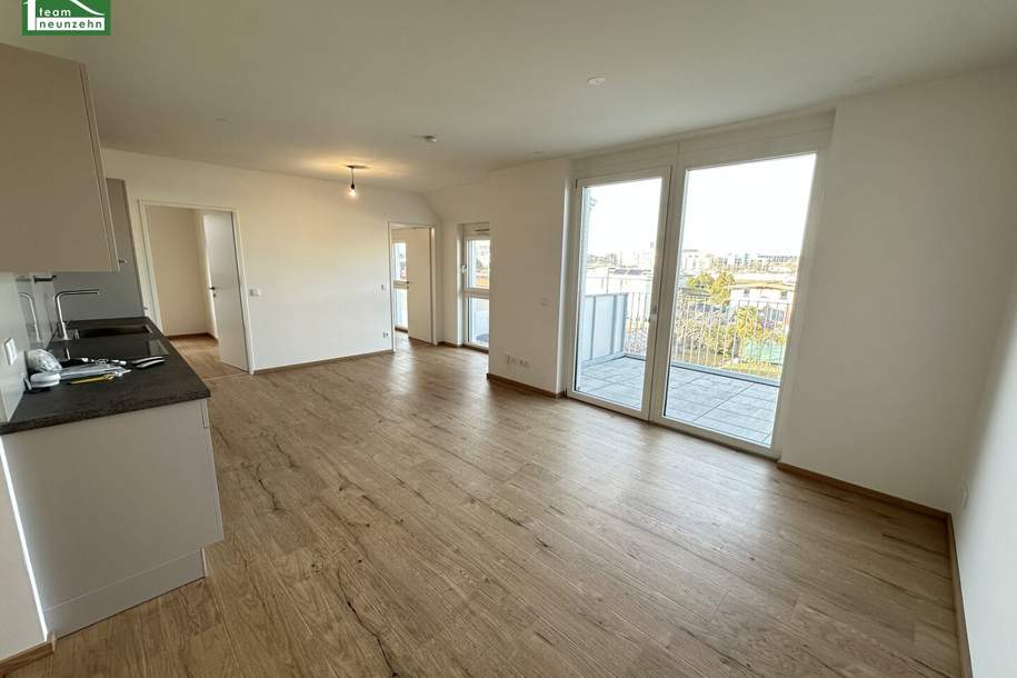 POG 83 - Moderne 3-Zimmer Wohnung mit großem Balkon im ruhigen Neubau-Viertel zwischen Kagraner Platz und Gewerbepark Stadlau! Ab August verfügbar!, Wohnung-miete, 1.149,99,€, 1220 Wien 22., Donaustadt