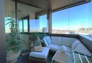 Sky High Living: 2-Zimmer Wohnung mit ganzjährig nutzbarer Loggia und atemberaubendem Wien-Panorama im 9. Stock! High-End Ausstattung!
