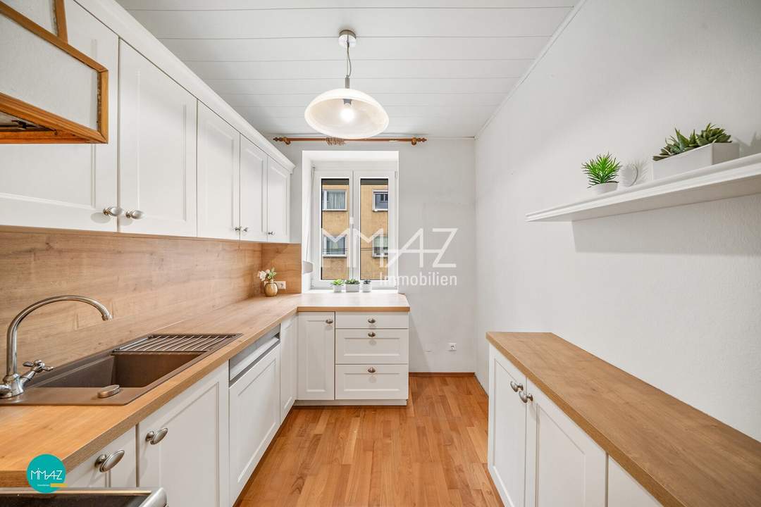 Stadtwohnung mit grünem Extra! 2 Zimmer I 52 m² I 2. Liftstock I Thermisch saniertI Ausgezeichnete Infrastruktur + AKH Nähe