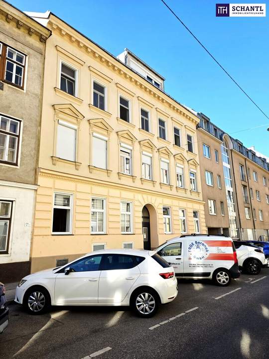 Altbau mit Upgrade! Erstbezug nach Sanierung in ruhiger Seitengasse! Clever geschnitten + Gut angebunden + Schönes Altbauhaus! Worauf warten Sie noch?