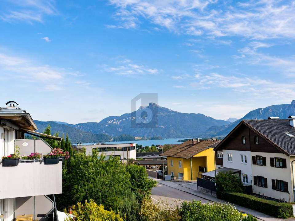 Preisreduktion! PENTHOUSE-FEELING IN MONDSEE ? GROßZÜGIGES WOHNEN MIT SEE- &amp; BERGPANORAMA