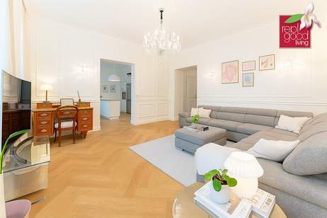 Wien Mitte: 4-Zimmer-Altbau | Luxussanierung | Balkon genehmigt | Nähe U3/U4 &amp; Innenstadt, Wohnung-kauf, 980.000,€, 1030 Wien 3., Landstraße
