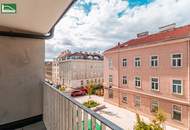 Hochwertige Erstbezugs-Wohnung mit großem Hof-Balkon und Küche nahe Schönbrunn!