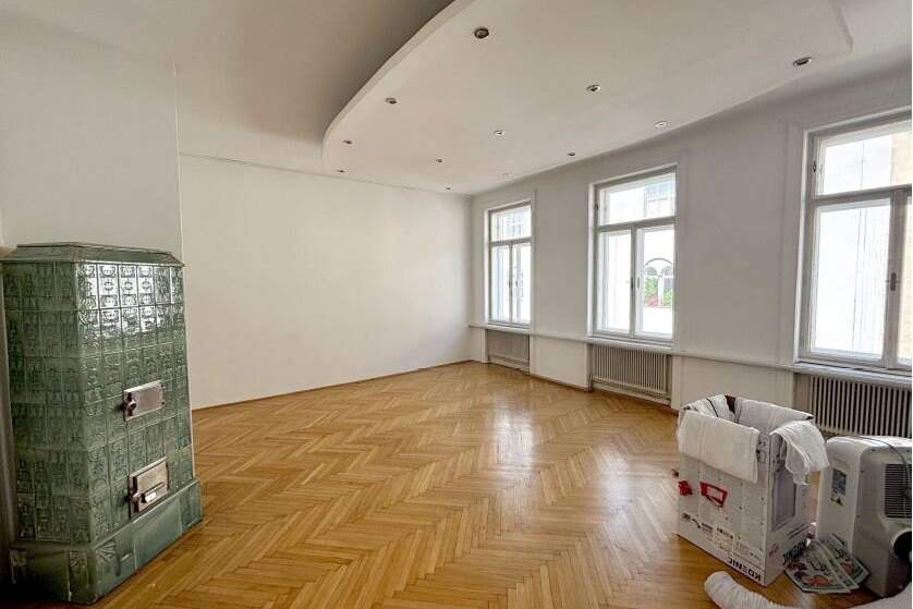 Altbaubüro - 4 Bezirk - 86m² - Parkettböden - U1, Gewerbeobjekt-miete, 1.258,96,€, 1040 Wien 4., Wieden