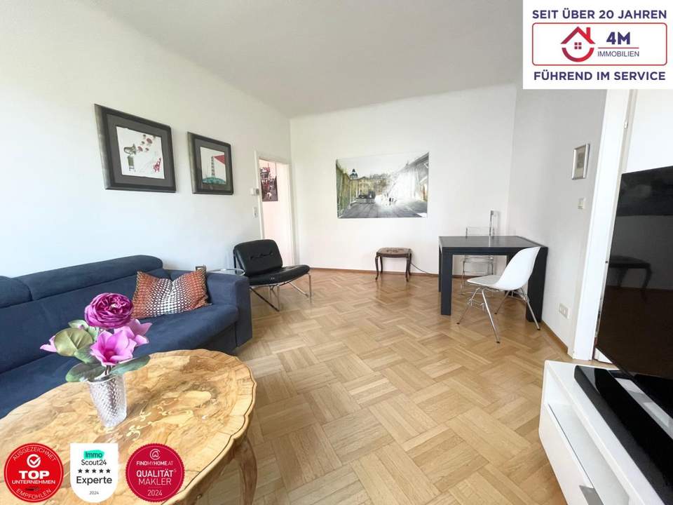 Ruhige Innenhofwohnung mit grünem Blick, zentrumsnah und voller Charme!
