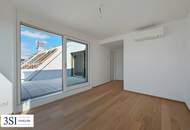 The Temptation: Erstklassige Dachgeschoßwohnung mit tollen Freiflächen Nahe Kutschkermarkt