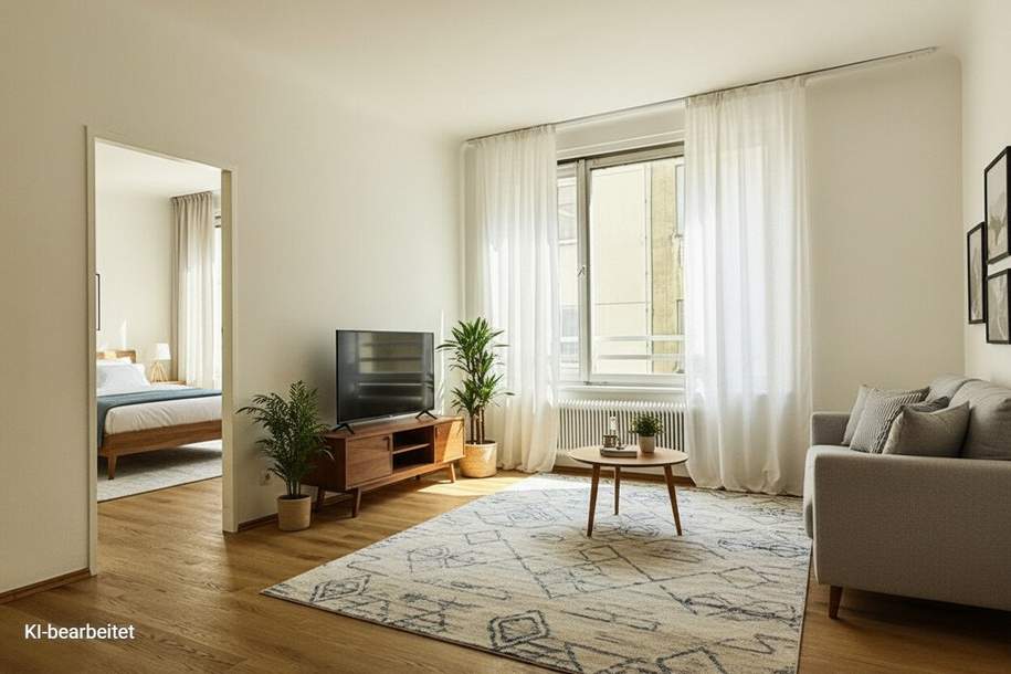 Viel Platz &amp; Flexibilität - Mitten in Wien: Neu adaptiertes 104 m² City-Apartment mit zwei Eingängen, Wohnung-miete, 2.250,00,€, 1010 Wien 1., Innere Stadt