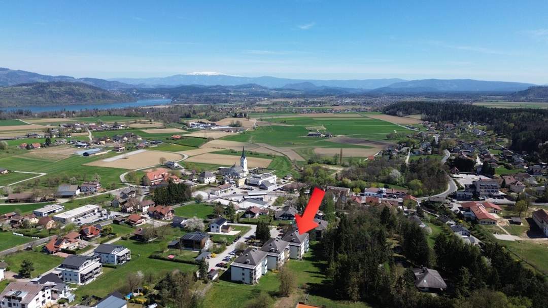 Sonnige, frisch sanierte 2-Zimmer-Wohnung mit Loggia in St. Kanzian am Klopeiner See