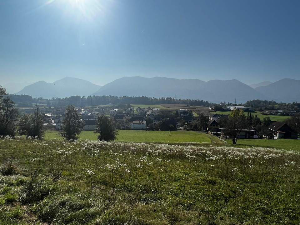 WOHNTRÄUME! 2 sonnig und ruhig gelegene Bauparzellen auf leichtem Südhang im schönen Köttmannsdorf