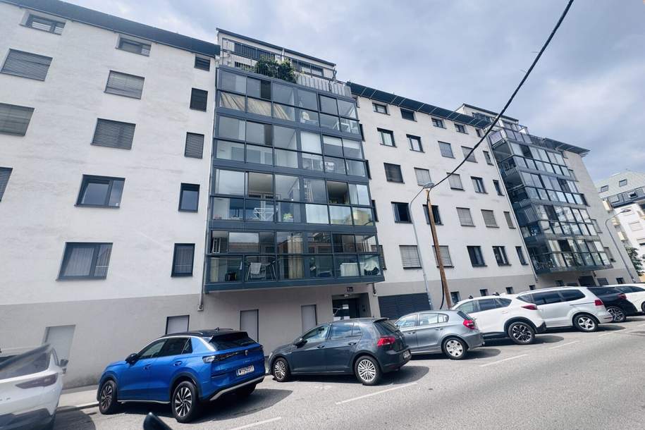 Lichtdurchflutete Dachgeschoss-Maisonette mit Südterrasse &amp; Weitblick, Wohnung-kauf, 579.000,€, 1220 Wien 22., Donaustadt