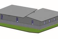 Nagelneue Gewerbe und Lagerhalle 265 m² zu mieten, Brückl, St. Veit/Glan