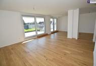 Geniale Gartenwohnung mit Fernblick - vier Zimmer - über 90 m² Freifläche und perfektem Grundriss!