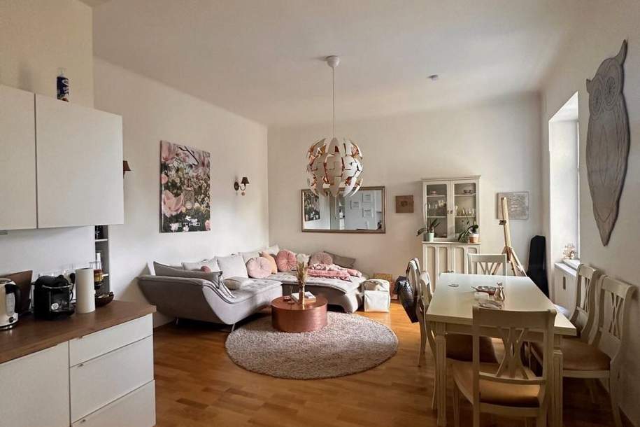 Charmante 2-Zimmer Altbauwohnung im Herzen von Klagenfurt am Wörthersee, Wohnung-miete, 790,00,€, 9020 Klagenfurt(Stadt)