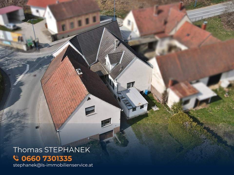 Ehemaliges Wirtshaus mit Wohnhaus, Nebengebäude und großem Grundstück in Stegersbach
