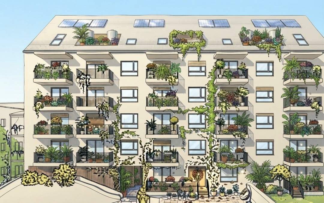 GRAZ - Gries: Leben beim Augarten - zentral auf 38m² Top Erstbezug im 1.OG - Für Anleger und Endverbraucher