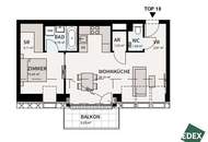 Nahe AKH: Schöne 2-Zimmer-Dachgeschosswohnung mit Balkon und Klimaanlage