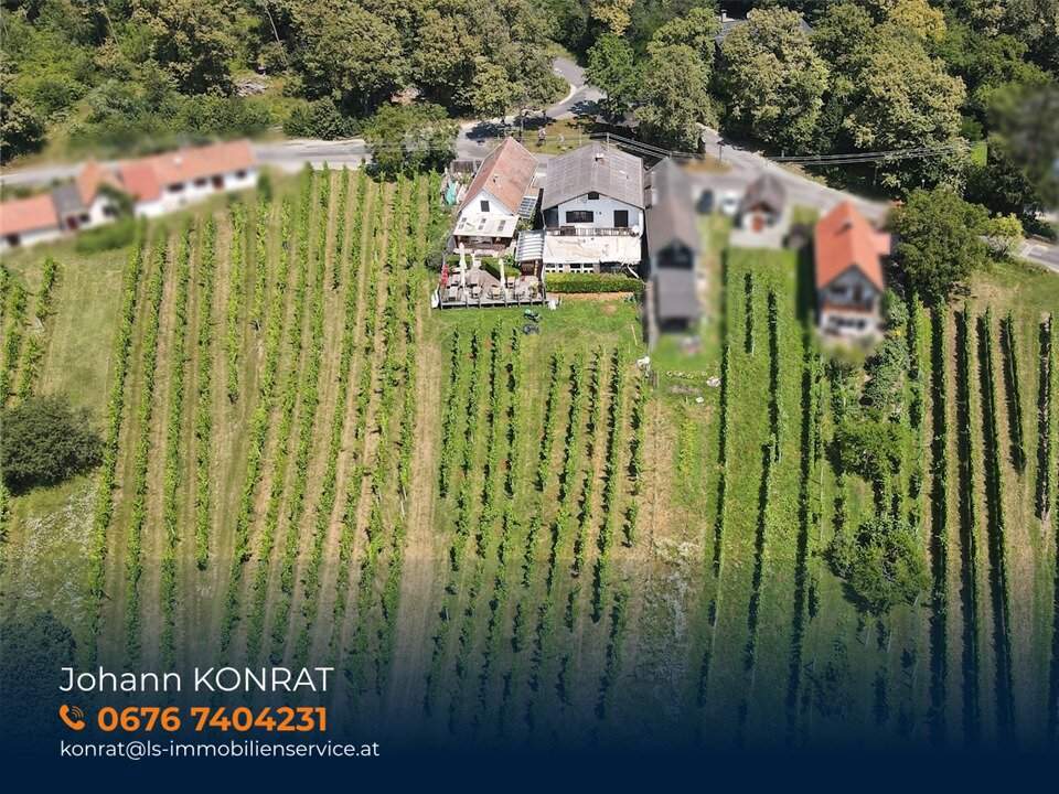 Ehemaliger Gastronomiebetrieb mit Möglichkeit zum Hauptwohnsitz in den Weinbergen!
