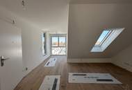 Helle Dachgeschoßwohnung mit Terrasse & Grünblick | 2 Zimmer | ERSTBEZUG