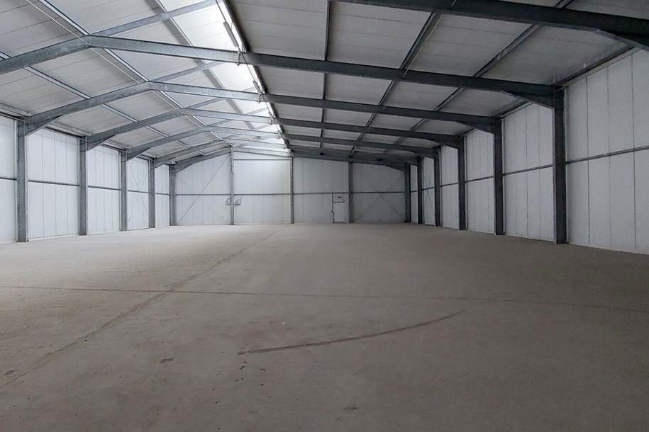 LAGERHALLE in sehr guter Lage mit 900 m² zu vermieten., Gewerbeobjekt-miete, 4.500,00,€, 7041 Eisenstadt-Umgebung