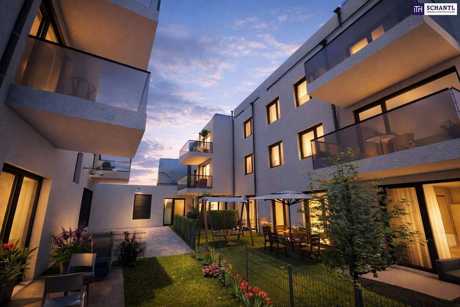 Familienglück ist: Wenn Garten auf leistbare 4-Zimmer trifft. Kompakt, praktisch, lebenswert..., Wohnung-kauf, 449.000,€, 2301 Gänserndorf