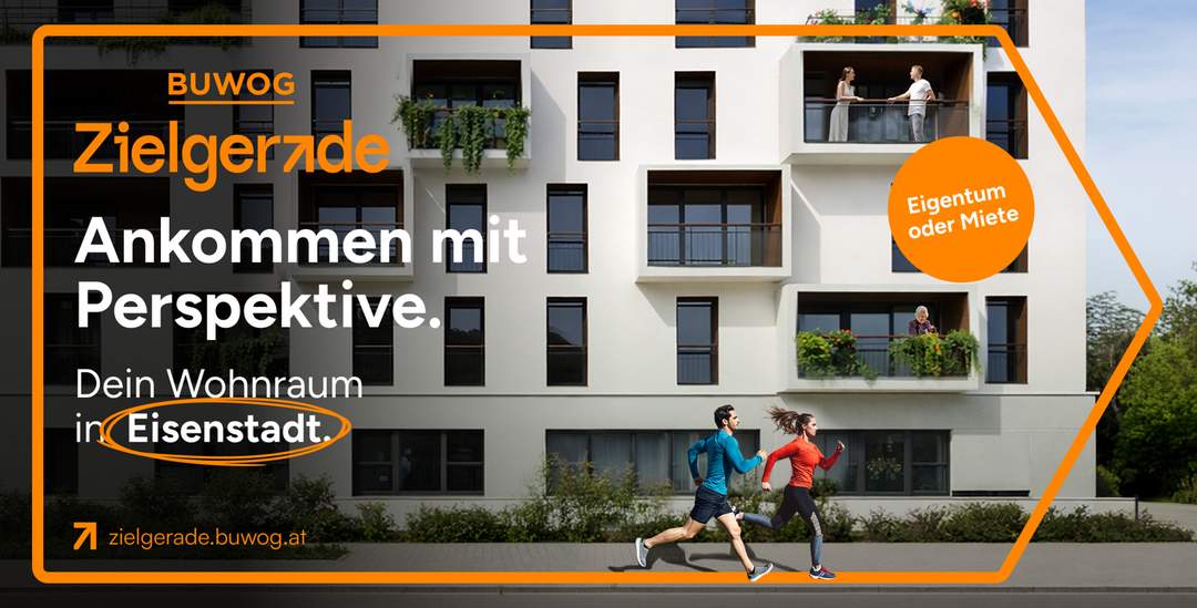 ZIELGERADE Eisenstadt Tür 09 - ca. 90m² Gartenwohnung im Neubau Erstbezug