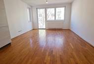 TERRASSENHIT, U3-Nähe, gepflegte 61 m2 Neubau mit 45 m2 Terrasse, 2 Zimmer, Einbauküche, Wannenbad, 3. Liftstock, Lorystraße