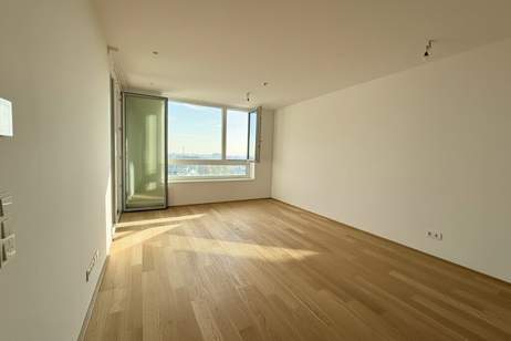 VIENNA TWENTYTWO Living I U-Bahn-Station KAGRAN U1 I Moderne Wohnung mit hochwertiger Ausstattung und Loggia I Rooftop POOL I Fitnessraum & Saunabereich, Wohnung-miete, 1.499,00,€, 1220 Wien 22., Donaustadt