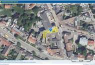 " Seltene Gelegenheit: Baugrundstück am Beginn der Fußgängerzone von Baden - ca. 450m² Bruttogeschoßfläche möglich "