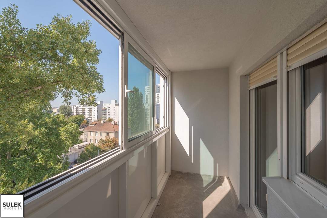 vermietete & sanierungsbedürftige 3-Wohnung mit Loggia im 6. Liftstock