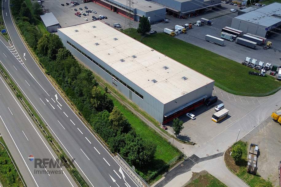 1.418 m² Lagerhalle – Direkt an der A14 gelegen, ideal für Ihre Logistik- und Lagerbedürfnisse, Gewerbeobjekt-miete, 6830 Feldkirch