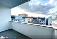 7. Stock! Superhelle 3-Zimmer-Wohnung mit Loggia, Fernblick &amp; Garage nahe dem Belgradplatz