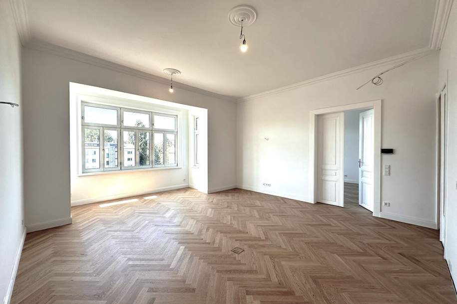 Wunderschön sanierte 4 Zimmer Altbau-Mietwohnung - mit BALKON - 1 Gehminute zur U4 - 1140 Wien, Wohnung-miete, 2.766,91,€, 1140 Wien 14., Penzing