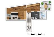 Loftartige Maisonette mit 2 Terrassen in Neulerchenfelder Straße