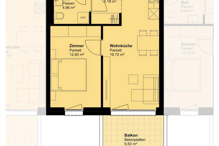 Süßenbrunner Straße 14-18, 2201 Gerasdorf bei Wien, Wohnung-miete, 779,00,€, 2201 Korneuburg