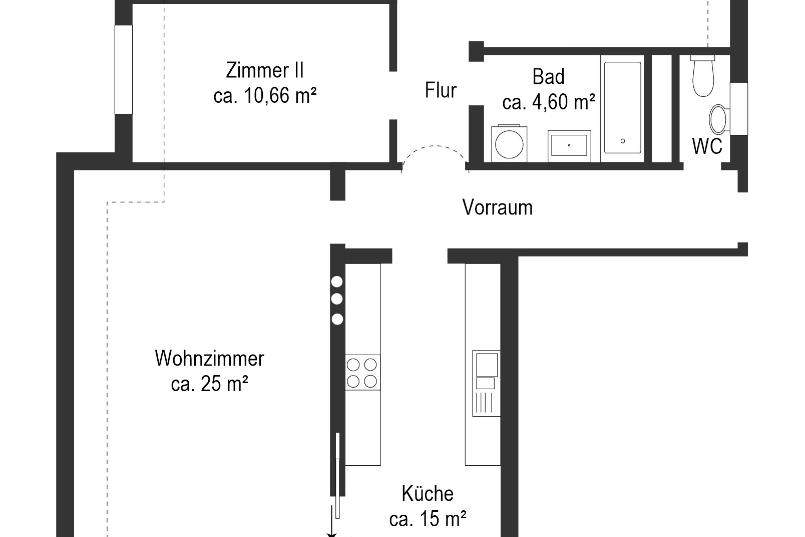 Großzügige 4-Zimmer-Familienwohnung mit Garage in ruhiger Lage (unmöbliert), Wohnung-kauf, 4775 Schärding