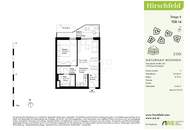 Hirschfeld: Neu und provisionsfrei! 2-Zimmer-Schnäppchen mit Balkon