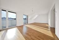 Erstbezug | Helle 3-Zimmer-Neubauwohnung mit hofseitigem Balkon | sofort bezugsbereit | Luftwärmepumpe | Wanne &amp; Dusche