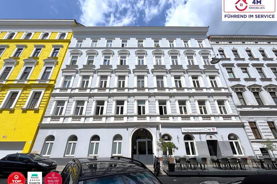💎 Helle 2 Zimmer Altbauperle in Bestlage - Stil, Charme &amp; Lebensqualität ☀️, Wohnung-kauf, 349.800,€, 1020 Wien 2., Leopoldstadt