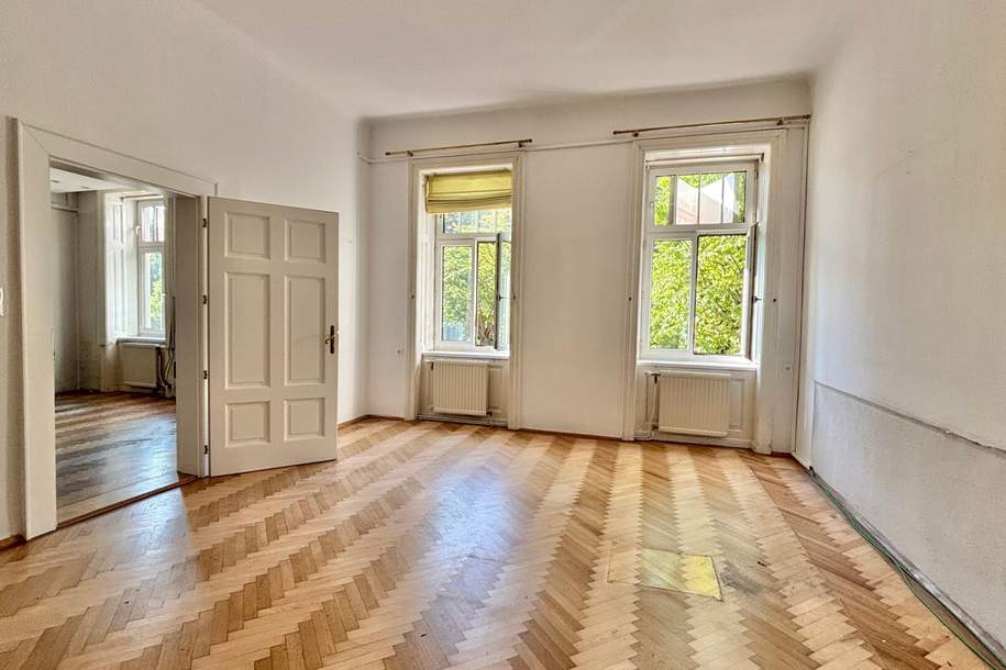 Altbauwohnung auch als Büro, Kanzlei - vielseitig nutzbar I Nussdorf - Hohe Warte - Grinzing, Wohnung-kauf, 648.000,€, 1190 Wien 19., Döbling