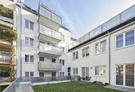 Sonnendeck-Terrasse im Innenhof, traumhafte 2-Zimmer Neubauwohnung
