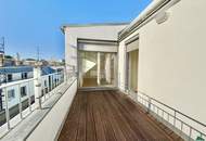Charmante 2-Zimmer-Dachgeschosswohnung mit Süd-Terrasse und Kühlung nähe Arenbergpark