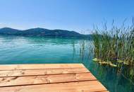 Wörthersee - Nordufer: einzigartige Neubau-Villa *Outdoorpool, LIFT, 5 Garagen, privater Seezugang*