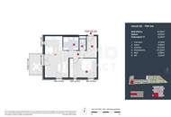 Lichtdurchflutete 2-Zimmer-Balkon-Wohnung im Erstbezug in traumhafter Anlage - provisionsfrei!