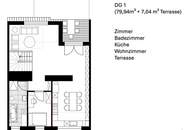 Exklusive Dachgeschoss-Maisonette mit zwei Terrassen und Blick über Wien – Nähe Schönbrunn